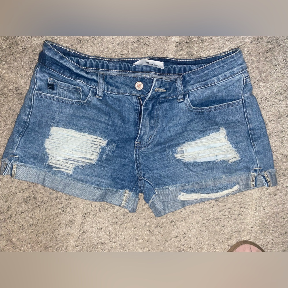 M KanCan jean shorts.  Durable